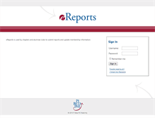 Tablet Screenshot of ereports.pibetaphi.org